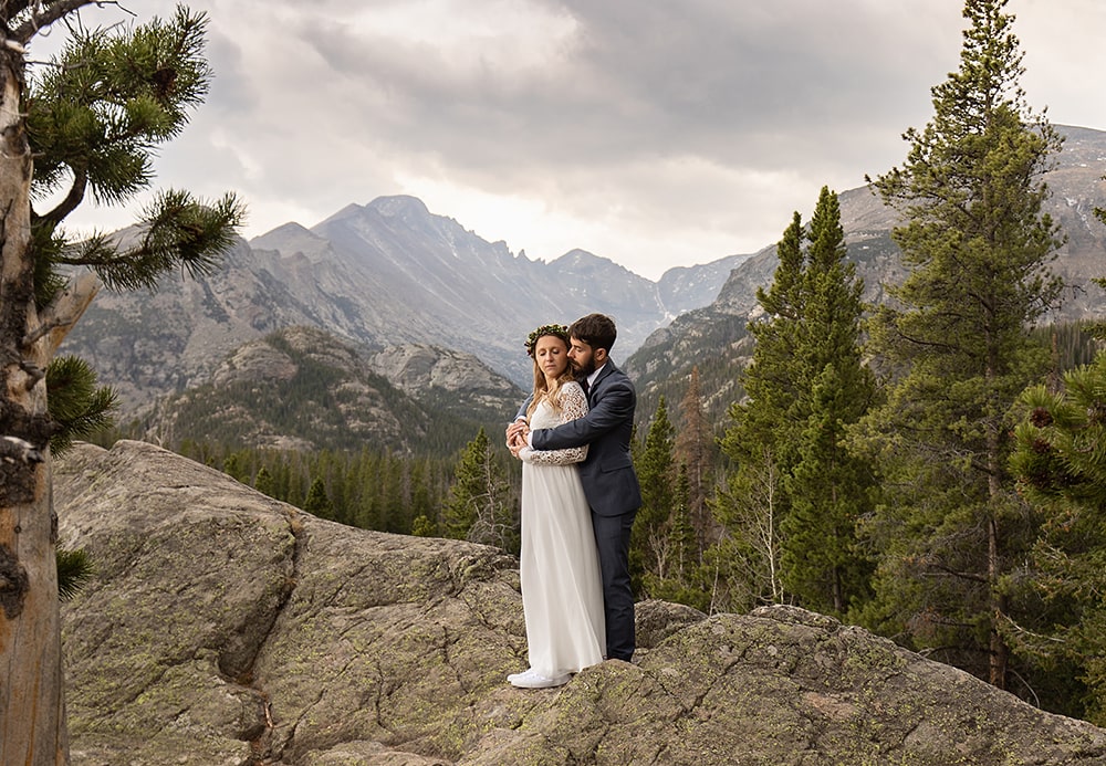 Jackie and Ryan in the Rocky Mountains