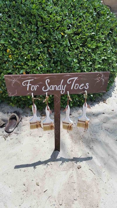 New Jersey Bride--Sandy Toes for beach wedding