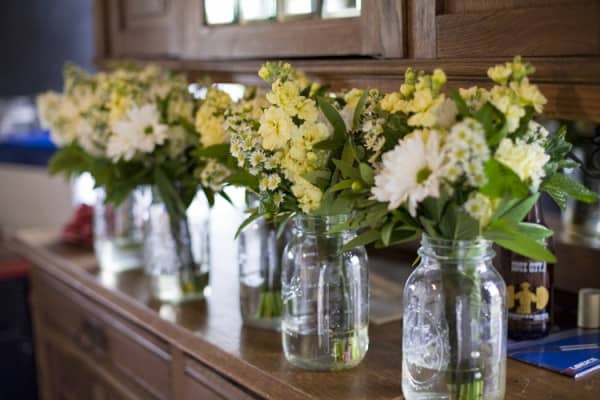 New Jersey Bride—wildflowers-in-mason-jars