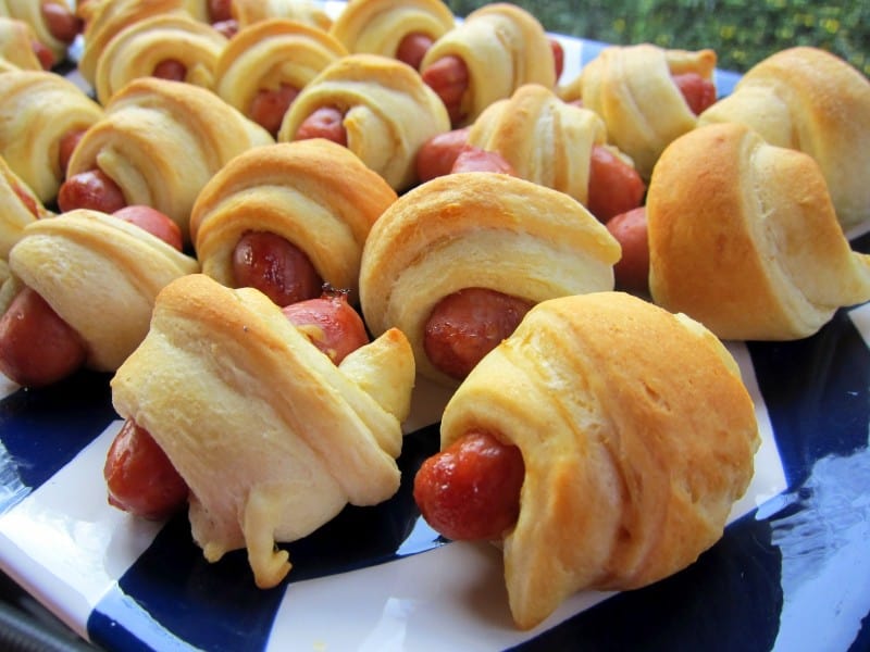 New Jersey Bride—Favorite hors doeuvres: pigs in a blanket