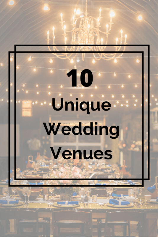 New Jersey Bride 10 unique wedding venues