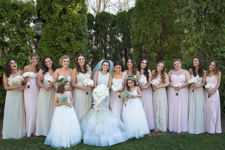 Taylor and her bridesmaids at the Park Savoy in Florham Park. Sean Gallant Photography