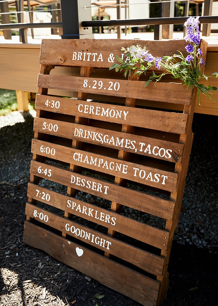 Britta and Ian's Backyard Wedding