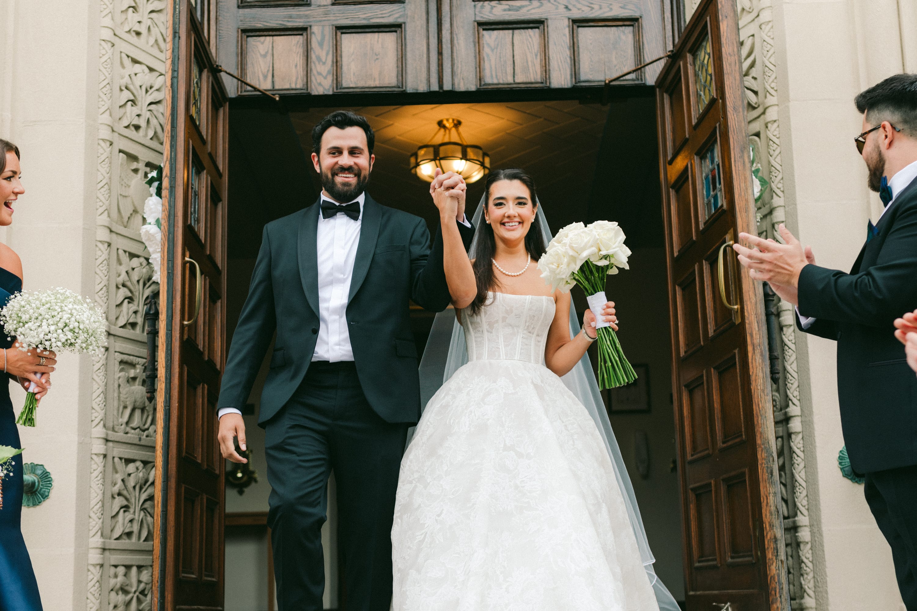A wedding at Elkins Estate in Pennsylvania.