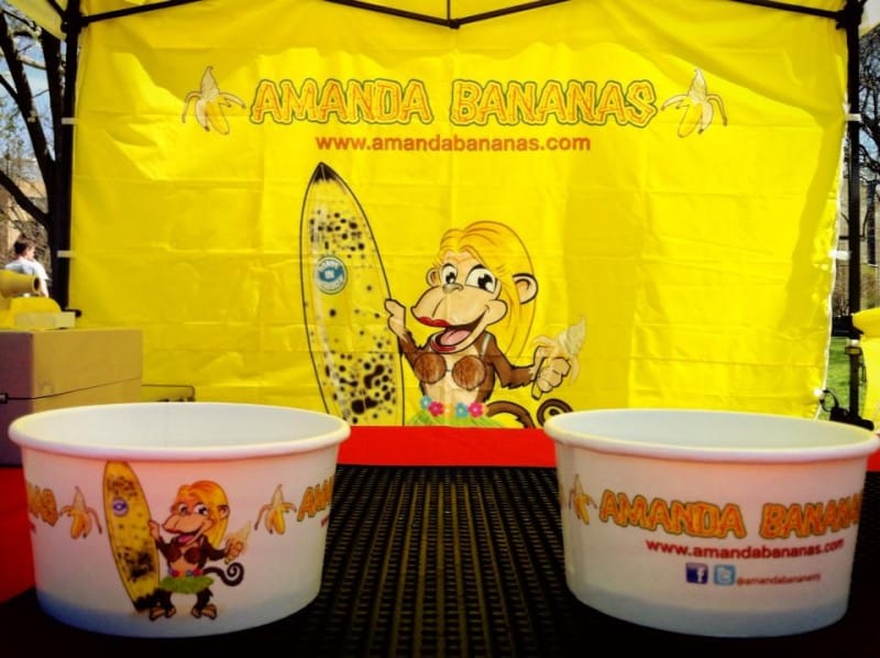 New Jersey Bride Amanda Bananas Food Truck