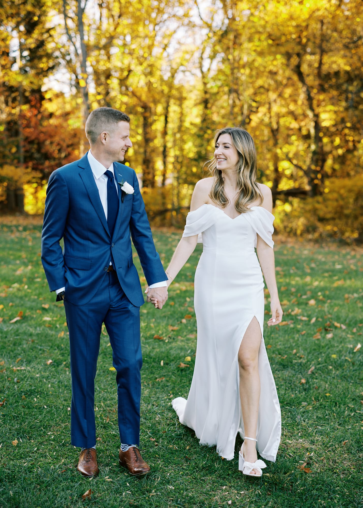 A micro-wedding at Deep Cut Gardens.