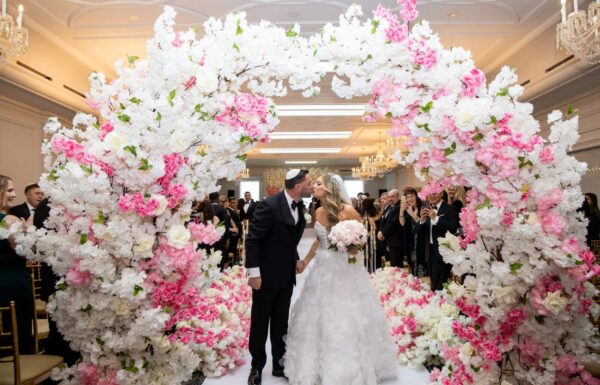 Bright Pink and White Florals Completed This Spring Wedding