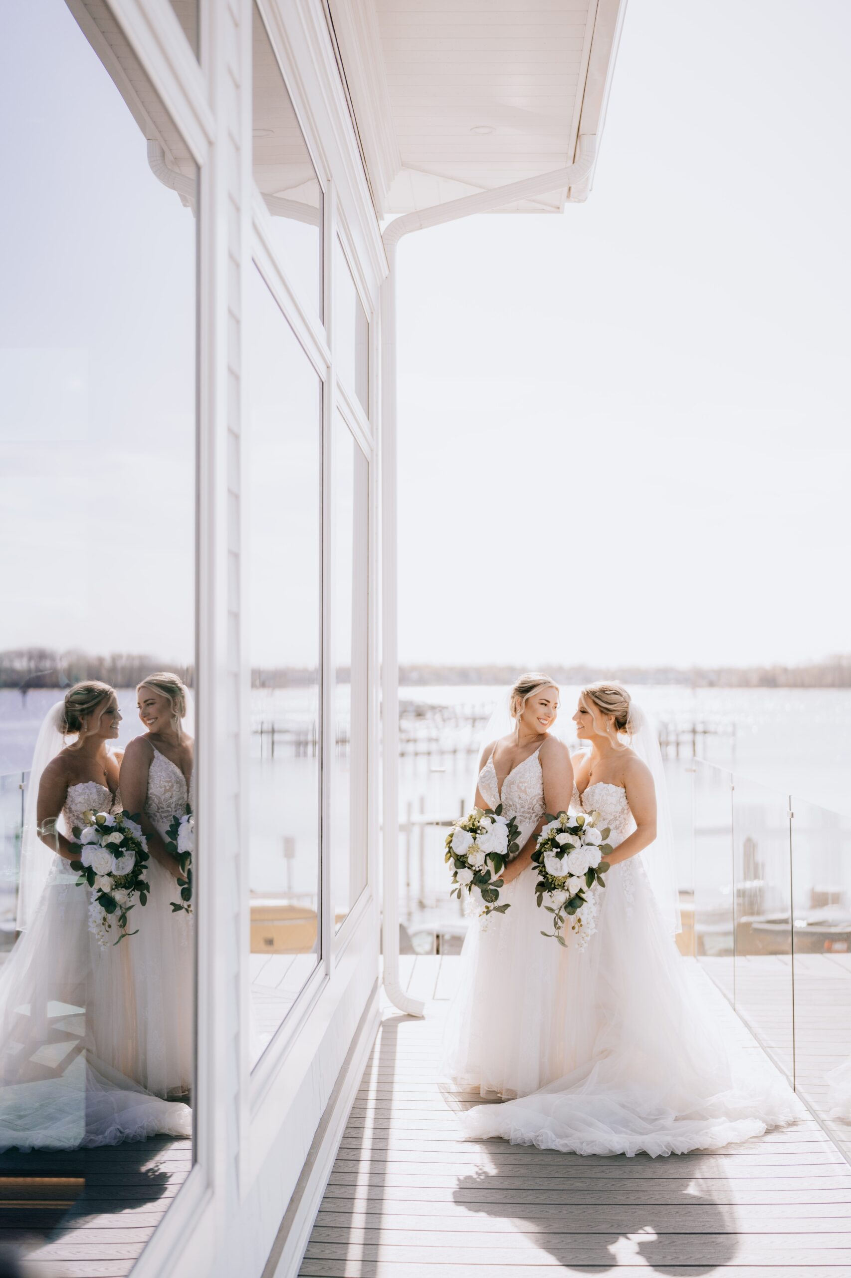 A Clarks Landing Yacht Club wedding.