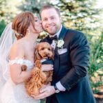 A Luxe Black, White and Gold Wedding Celebration in Jersey City