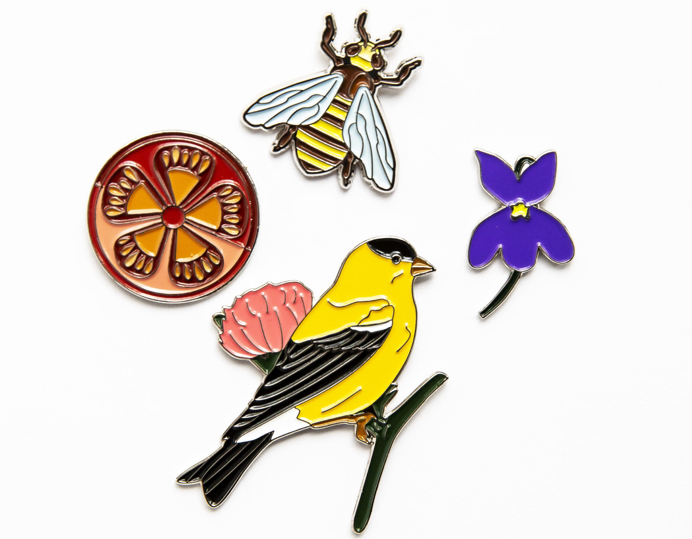 These Jersey pins are a great wedding-related product for the groom.