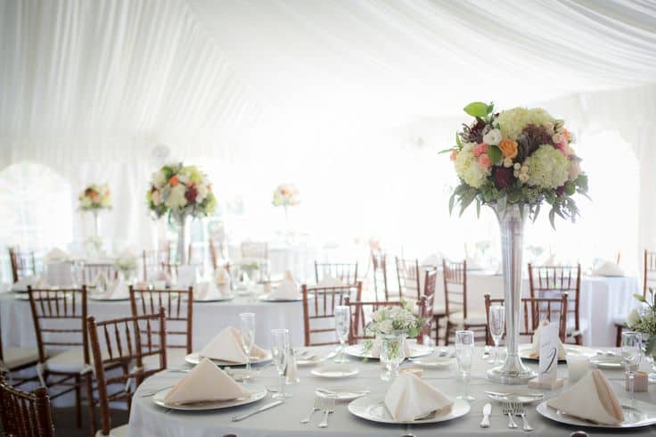 New Jersey Bride—Crossed keys tent wedding nj