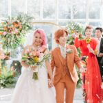 A Tropical Vibe Wedding Filled With Yellow, Orange and Pink Florals