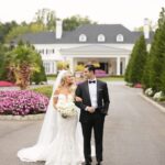 Romantic Flowers and Gold Butterfly Details Were Featured at This Shadowbrook at Shrewsbury Wedding