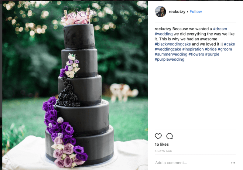 Black-wedding-cake