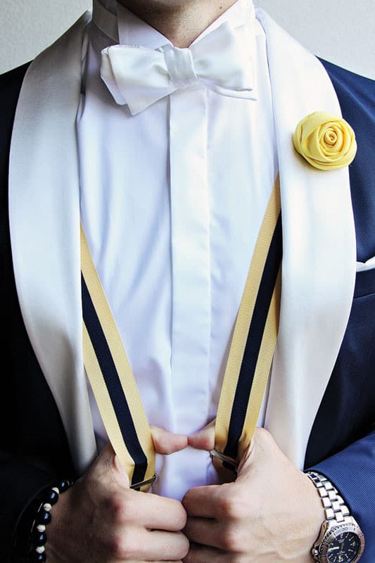New Jersey Bride Real Wedding Groom Suit