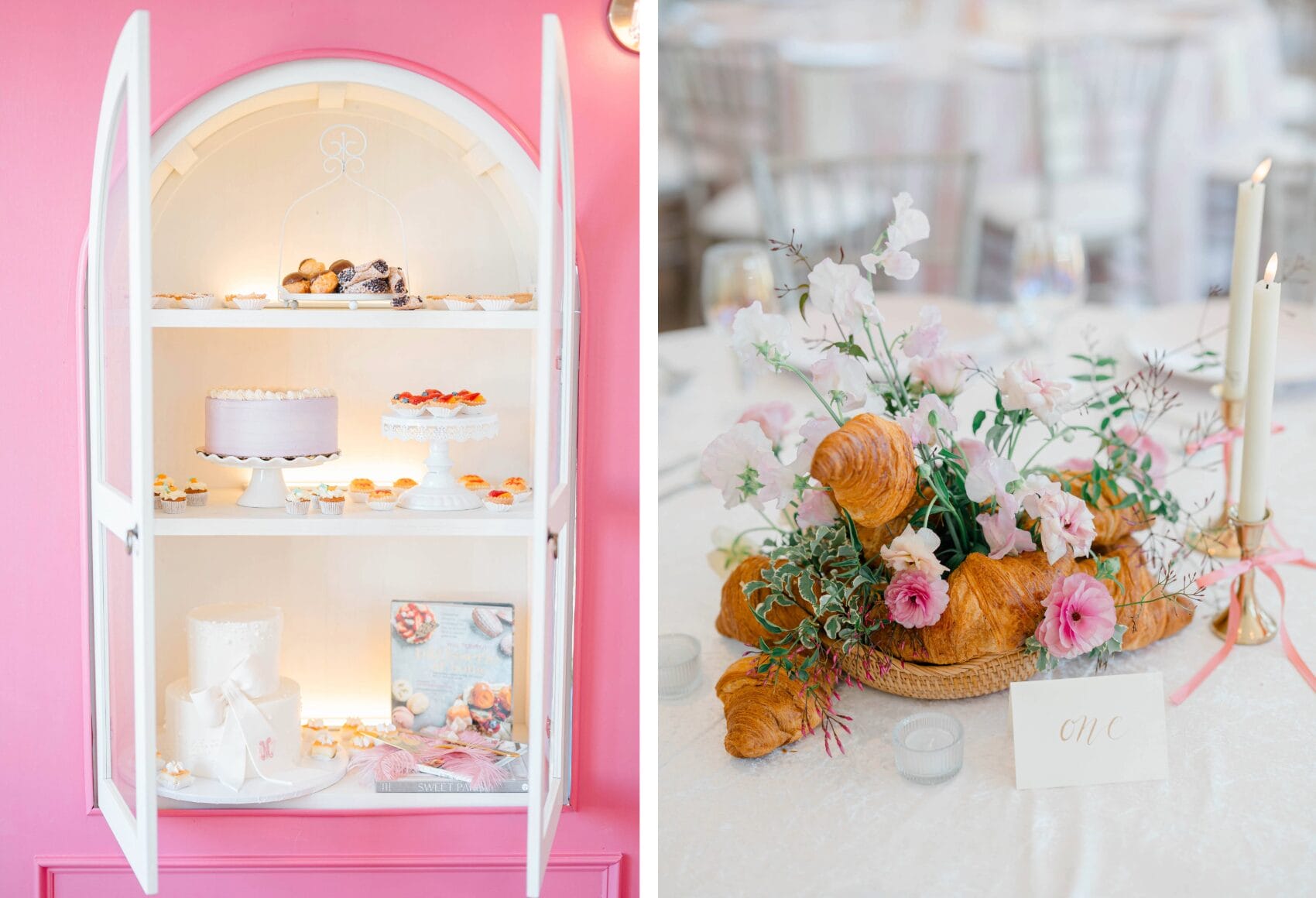 A French-themed bridal shower in Renault Winery’s Champagne Sunroom.