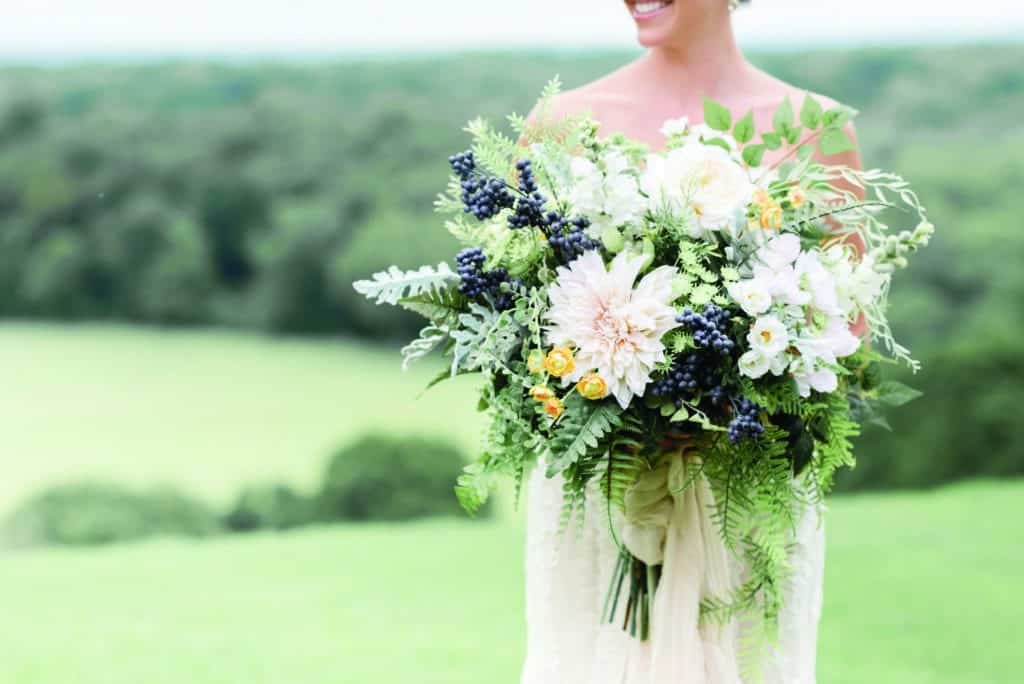 Faux wedding bouquets