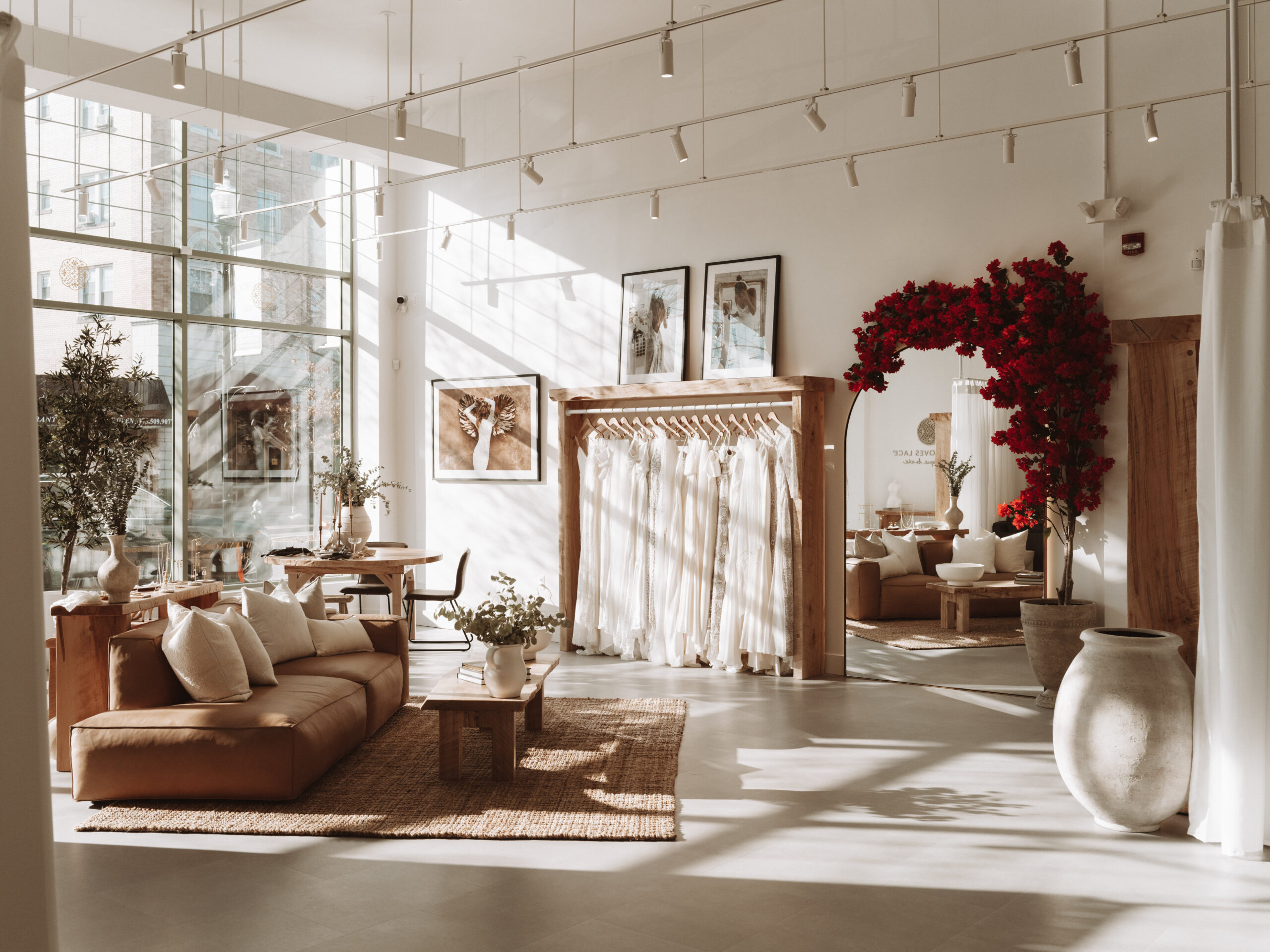 Inside the Grace Loves Lace showroom in Montclair.