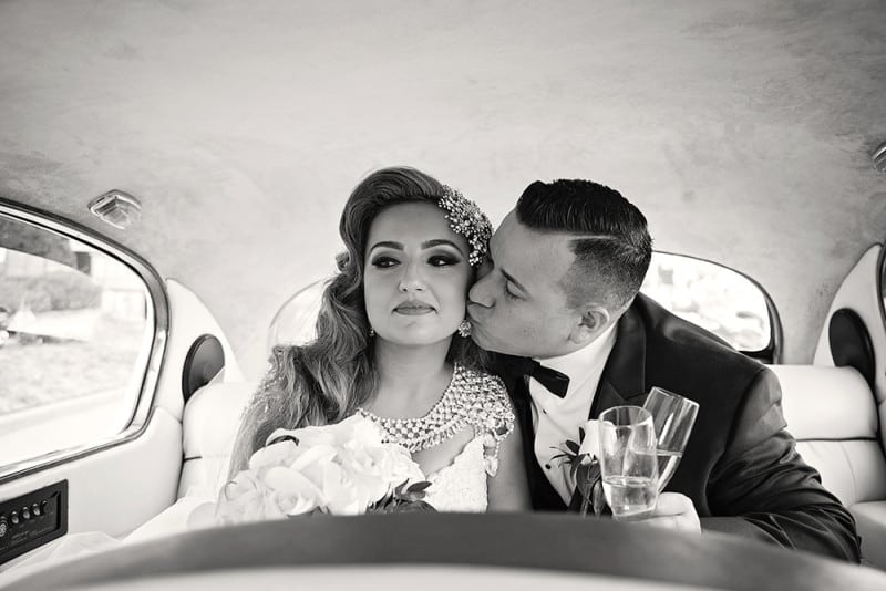 New Jersey Bride Black and White Heyn Photography