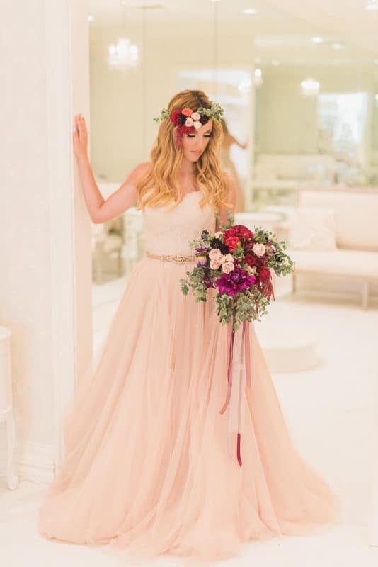 Colored-wedding-gown-bouquet-shoot-Rockhill-Jackie-Averill