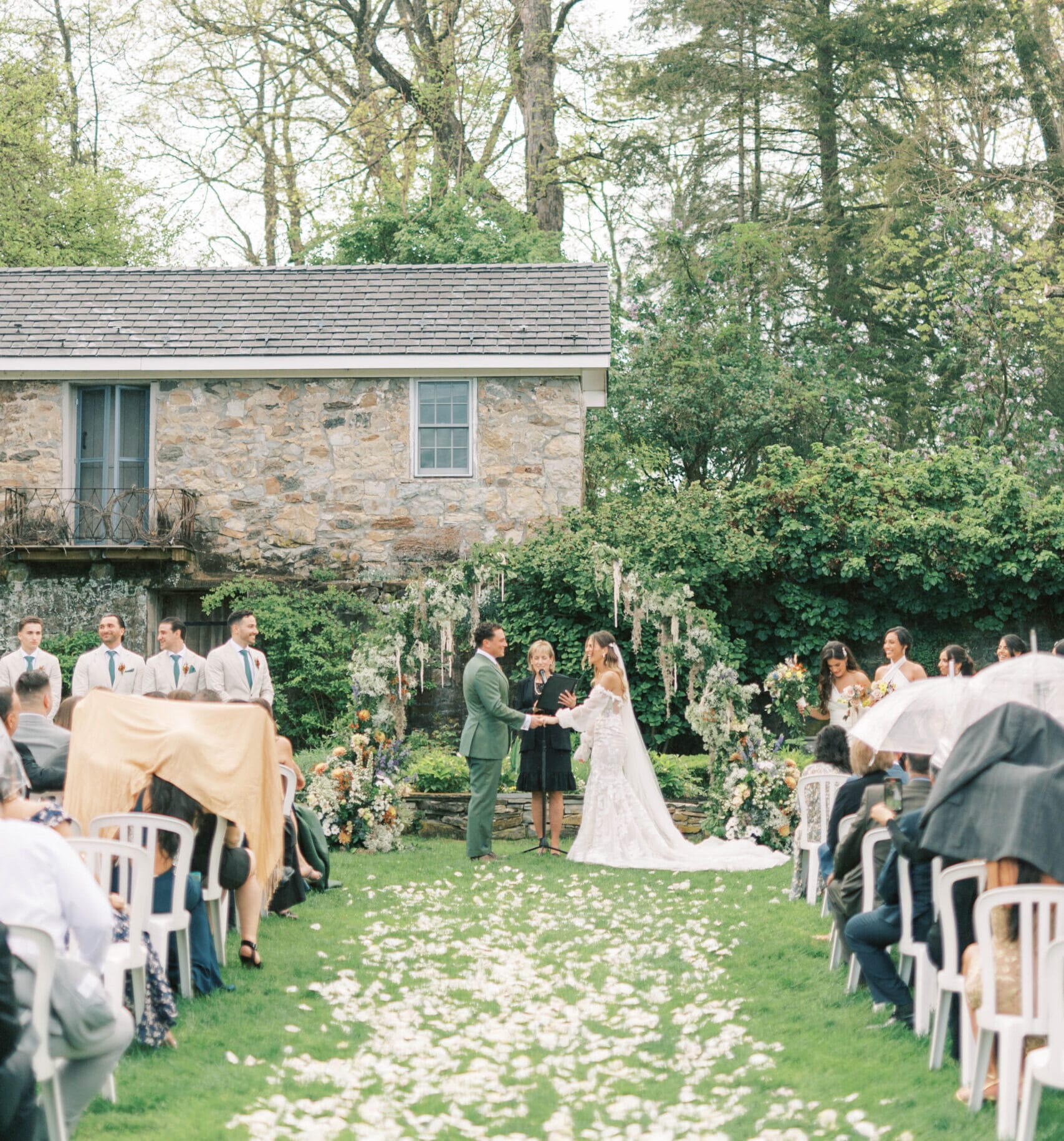 A Crossed Keys Estate wedding.
