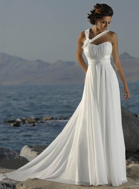 grecian wedding dress Bohemian Goddess Wedding Dress main image 1
