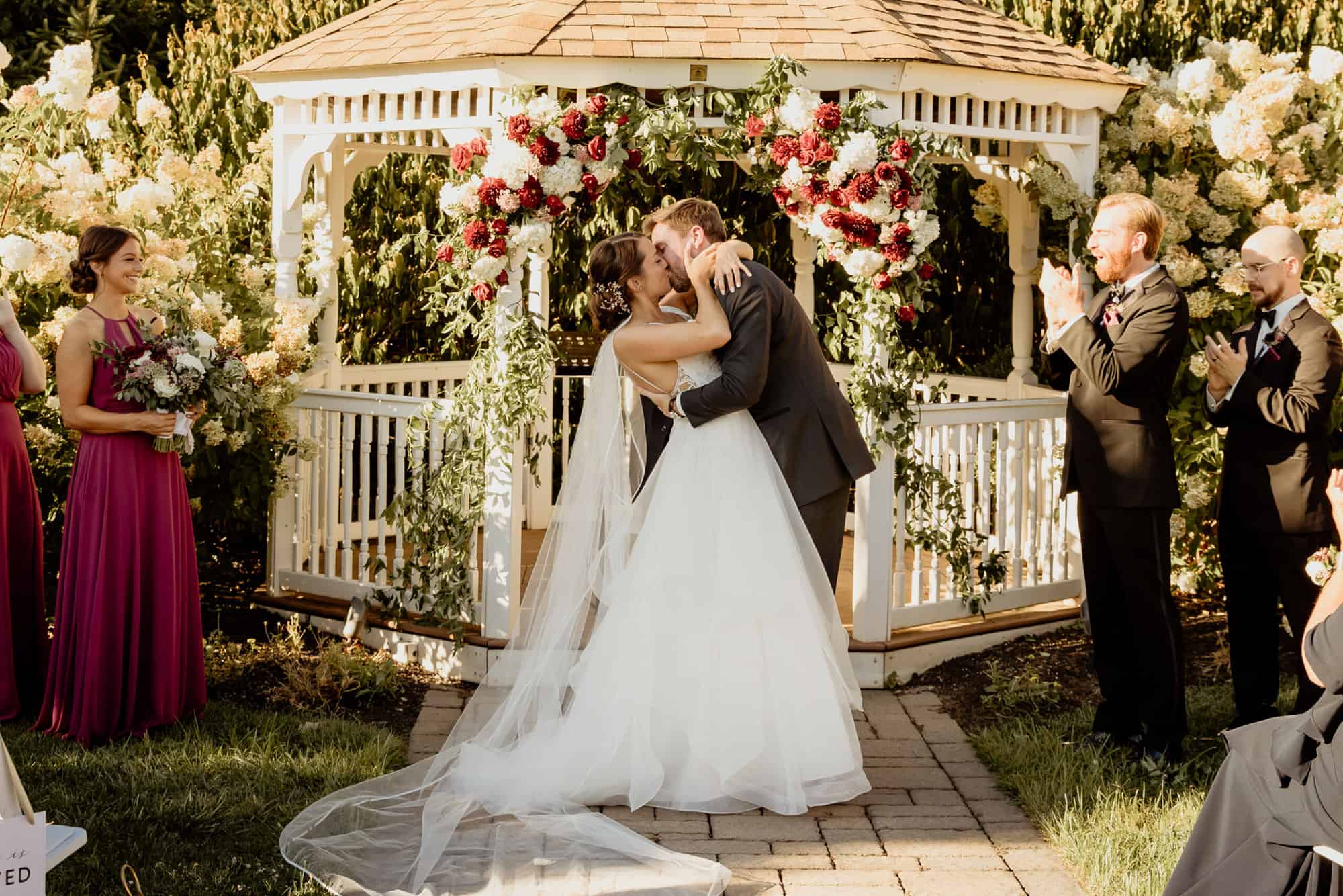 Farmhouse is a wedding venue that is the perfect setting for a garden wedding in NJ.