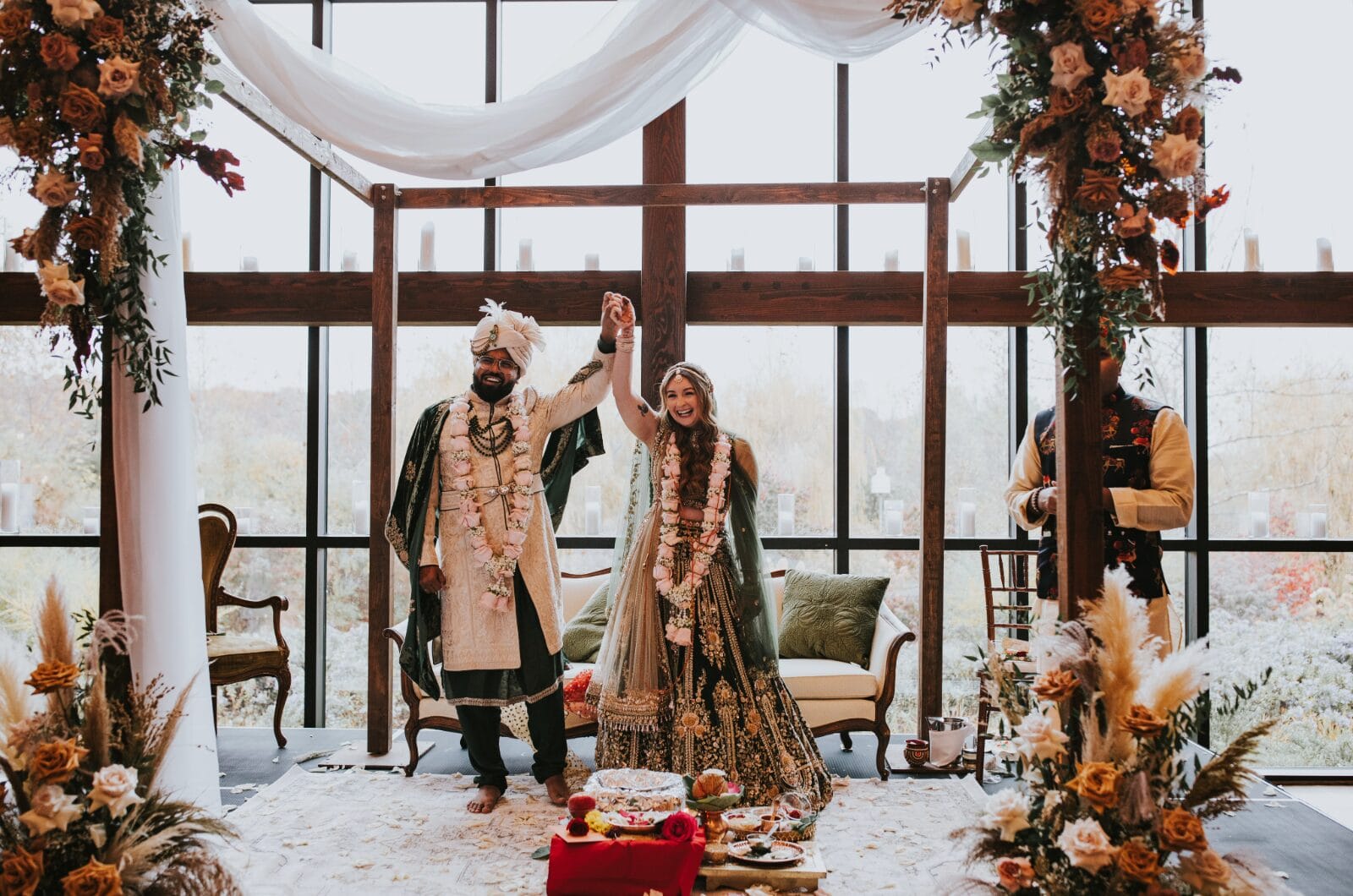 A Crossed Keys Estate wedding.