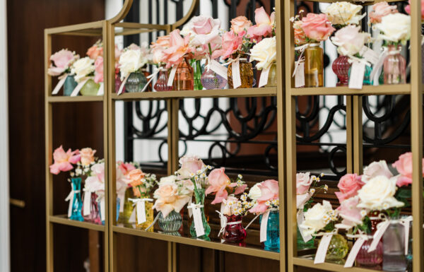 Bright Florals Created ‘Bridgerton’ Vibes at This Wedding