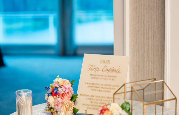 Bright Florals Created ‘Bridgerton’ Vibes at This Wedding