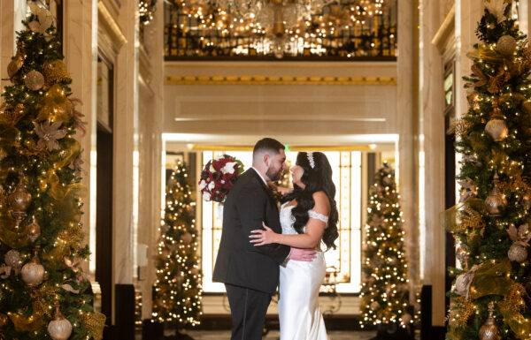 A Christmas Wedding Filled With Love and Holiday Spirit