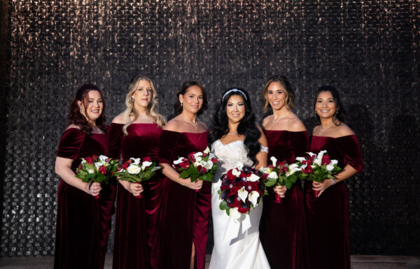 A Christmas Wedding Filled With Love and Holiday Spirit