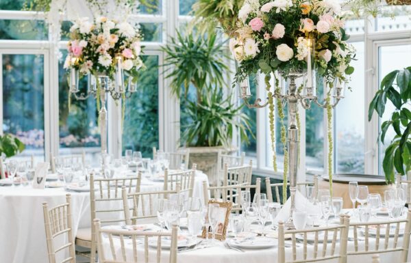 A Floral Fairytale in a Greenhouse-Like Venue