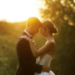 Pops of Hot Pink Completed This Elegant Wedding at The Shore