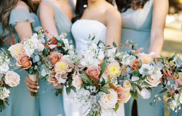 Rich Fall Tones And Vibrant Autumnal Florals at This Ryland Inn Wedding
