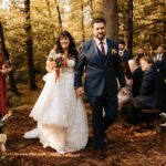 This Wedding Had a Beautiful Outdoor Setting Complete With On-Site Cabins
