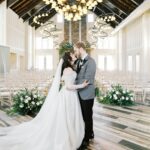 Delicate Touches of Greenery Created an Ethereal Vibe at a Cozy and Rustic Venue