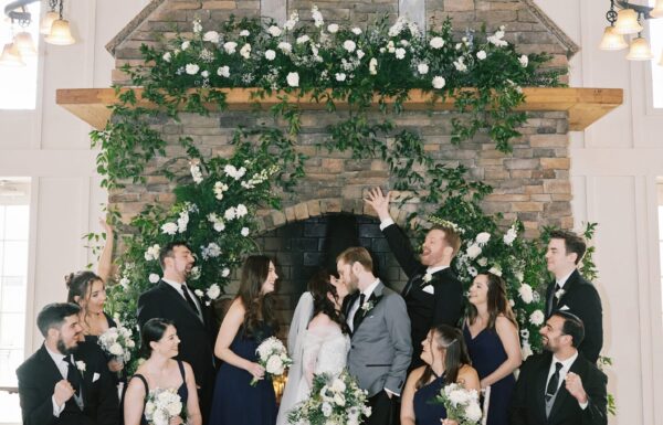 Delicate Touches of Greenery Created an Ethereal Vibe at a Cozy and Rustic Venue