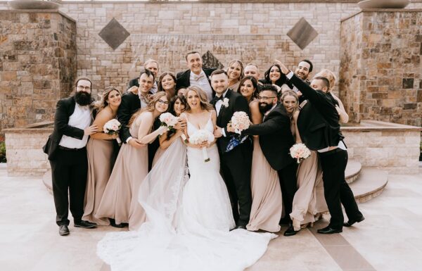 This Couple Made a Very Grand Entrance Into Their Reception