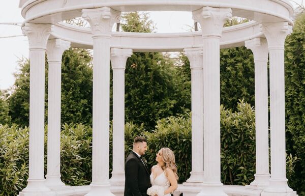 This Couple Made a Very Grand Entrance Into Their Reception