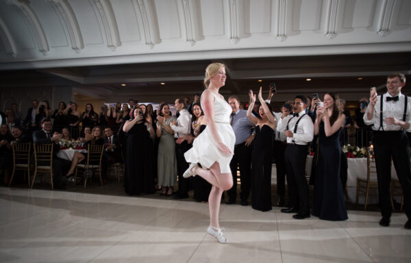 These Irish-Dance Teachers Had Bagpipers and Did a Group Performance on Their Wedding Day