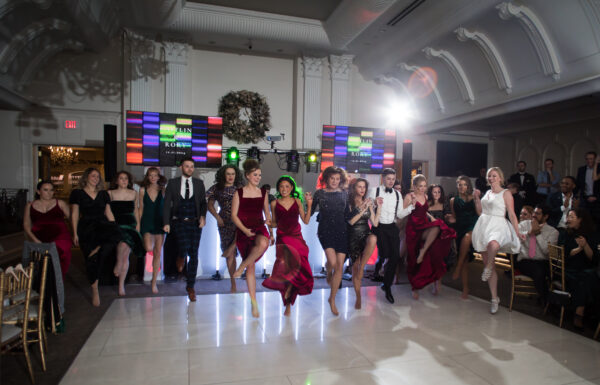 These Irish-Dance Teachers Had Bagpipers and Did a Group Performance on Their Wedding Day