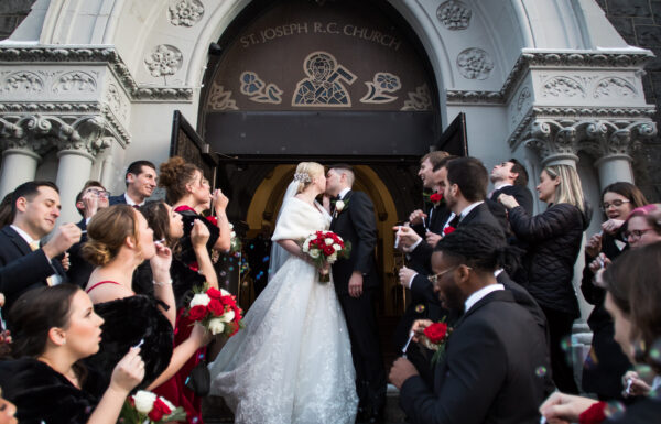 These Irish-Dance Teachers Had Bagpipers and Did a Group Performance on Their Wedding Day