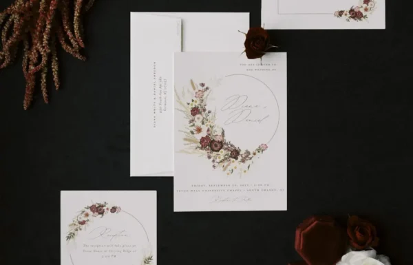 The wedding of A Gothic-Inspired Fall Wedding at Stone House Gallery 10