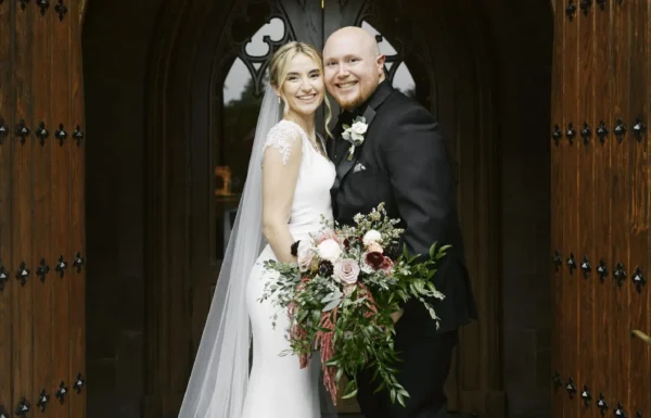 The wedding of A Gothic-Inspired Fall Wedding at Stone House Gallery 9