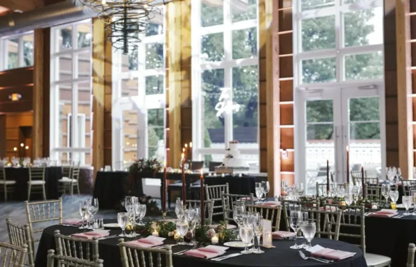 The wedding of A Gothic-Inspired Fall Wedding at Stone House Gallery 6