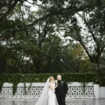 The wedding of A Gothic-Inspired Fall Wedding at Stone House Gallery 3