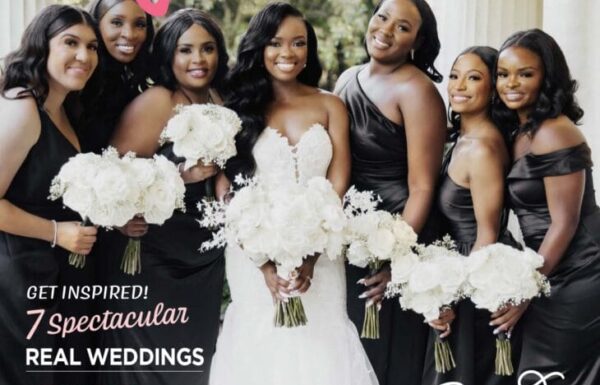 A Timeless Black and White Palette Plus Entertainers on Stilts at This Wedding