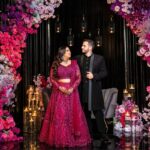 A Lavish Hindu Wedding with Vibrant Florals & Acrobatic Performers