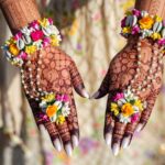 A Lavish Hindu Wedding with Vibrant Florals & Acrobatic Performers